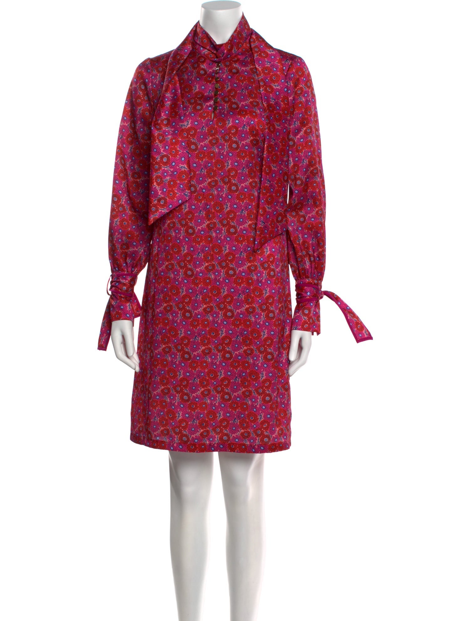 Lela Rose Silk Mini Dress