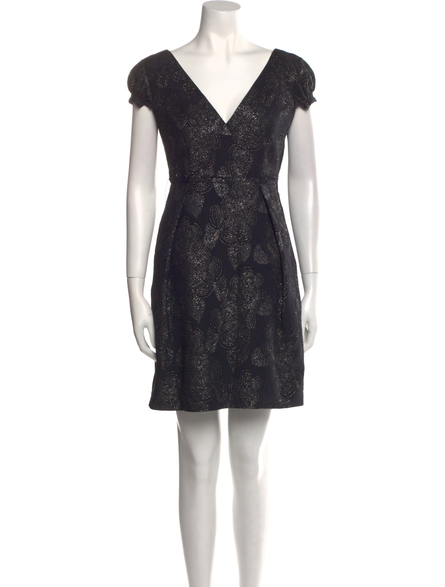 Lela Rose Patterned Mini Dress