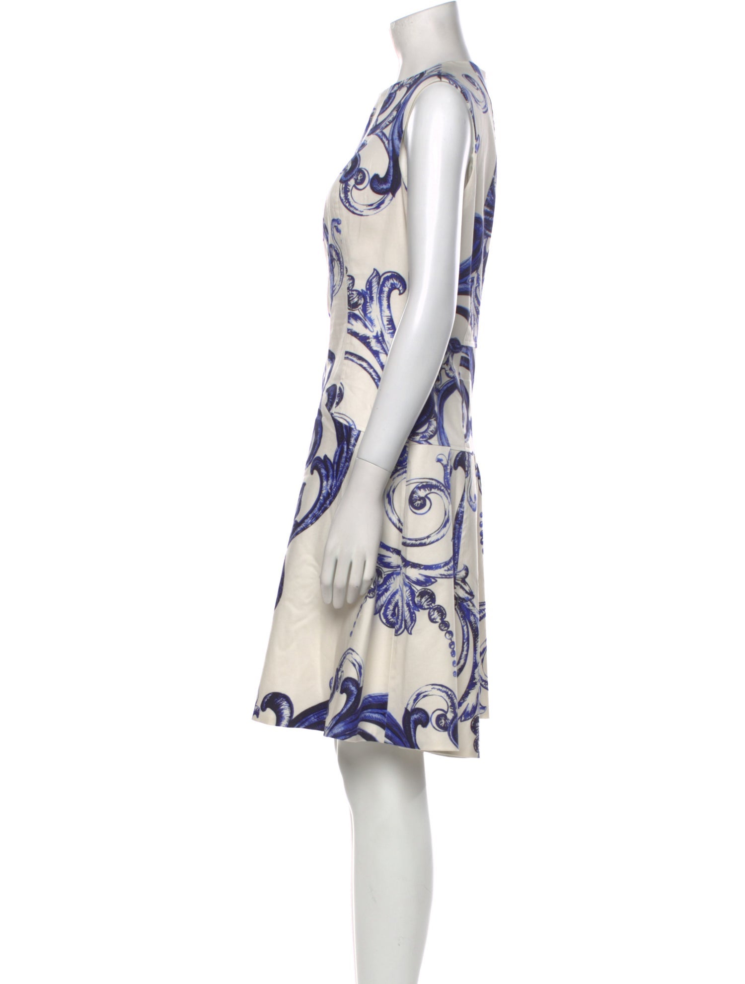 Lela Rose Printed Knee-Length Dress