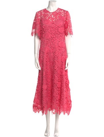Lela Rose Dresses Lace Pattern Long Dress US 14 | XL