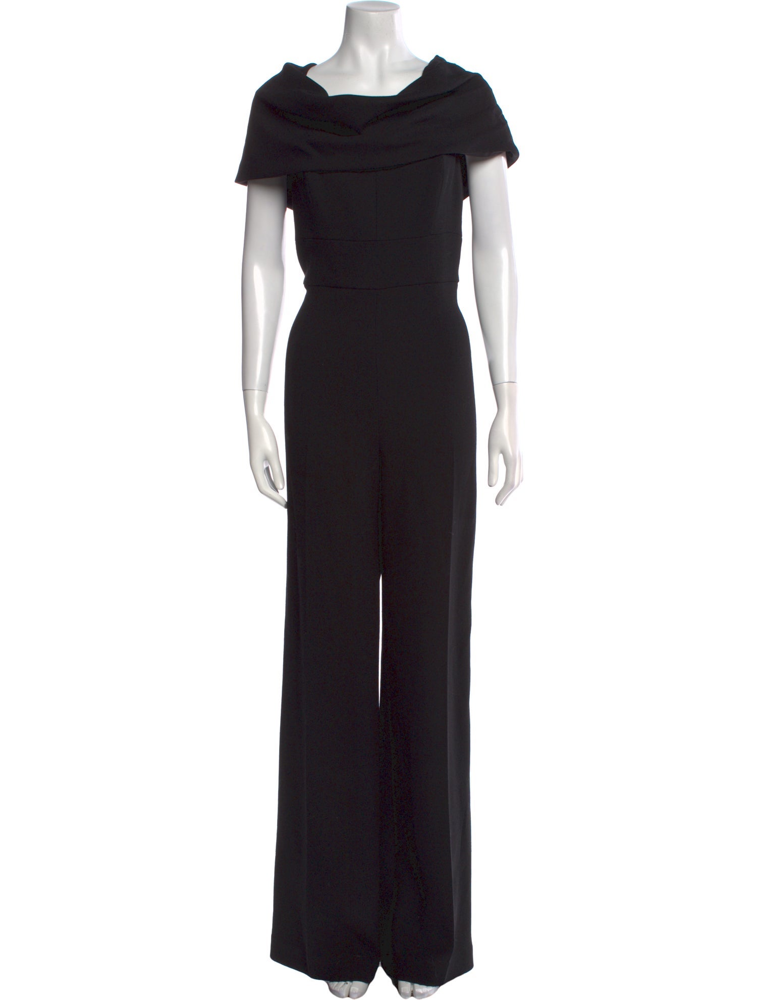 Lela Rose Wool Cowl Neck Jumpsuit w/ Tags