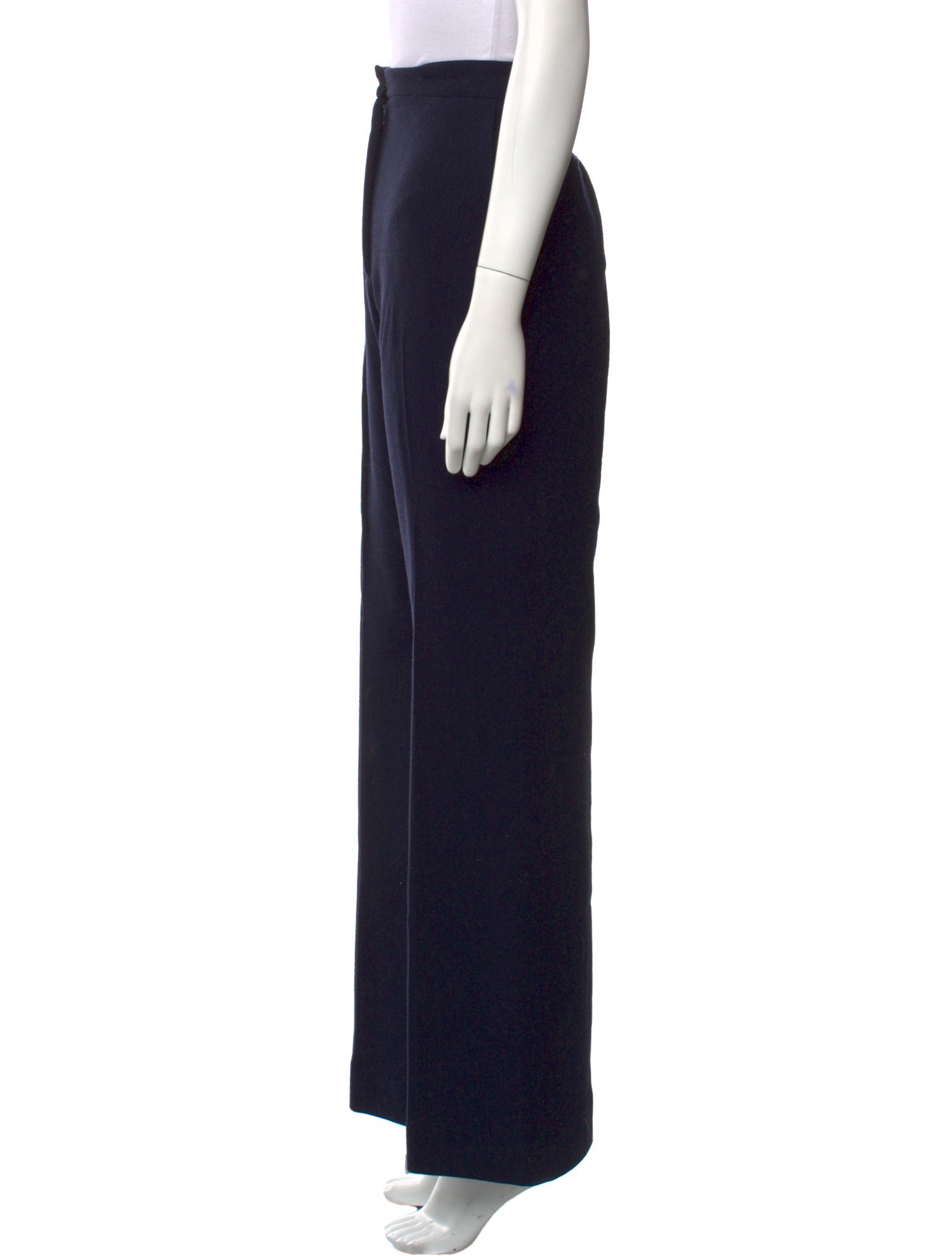 Lela Rose Wool Wide Leg Pants