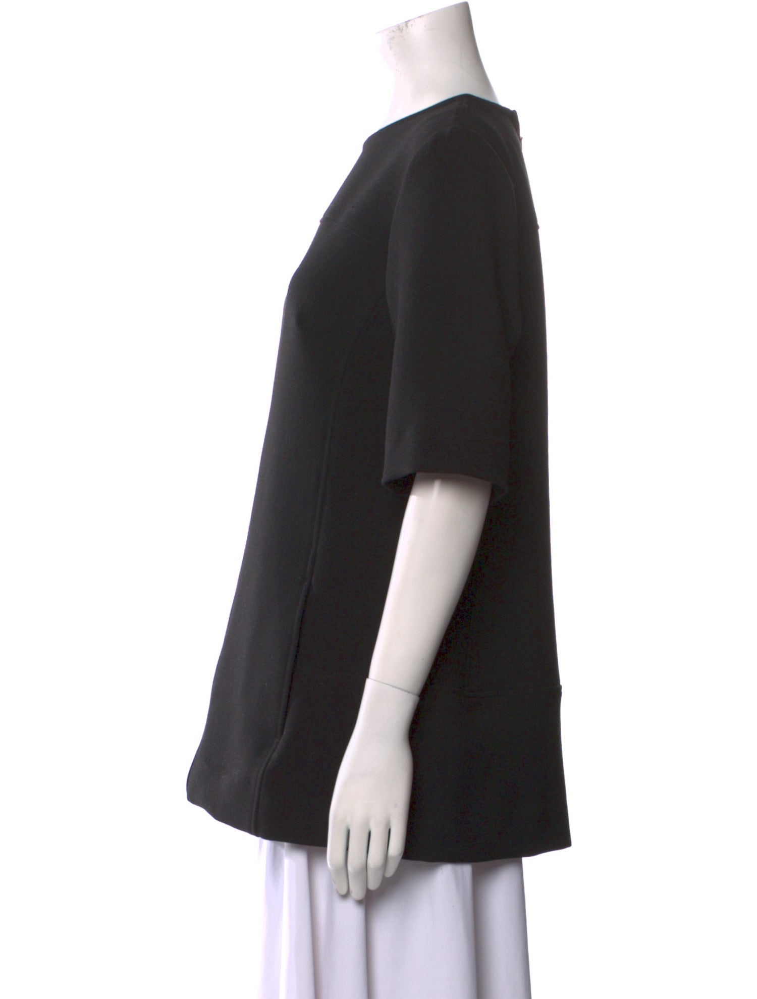 Lela Rose Crew Neck Short Sleeve T-Shirt