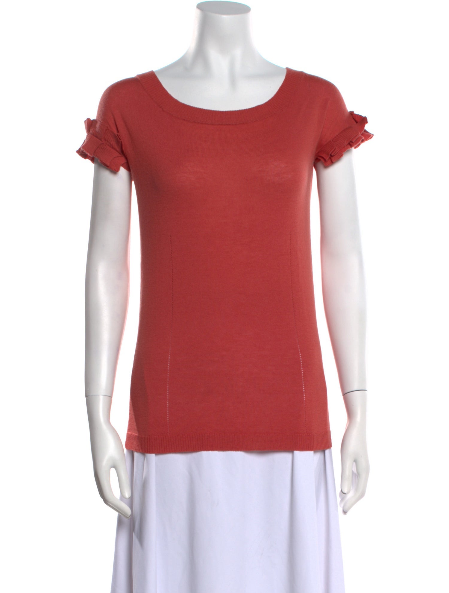 Lela Rose Cashmere Scoop Neck Sweater