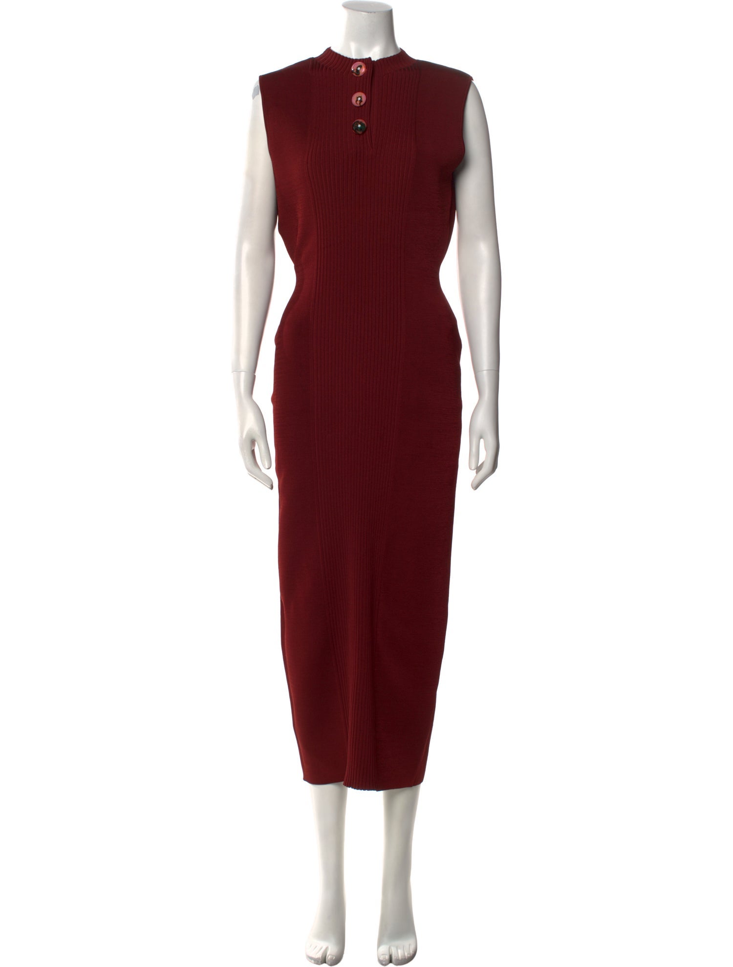 Lela Rose Mock Neck Long Dress