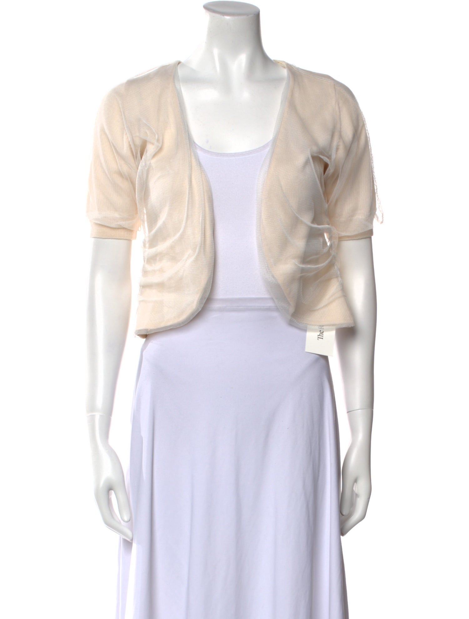 Lela Rose Merino Wool Open Front Sweater