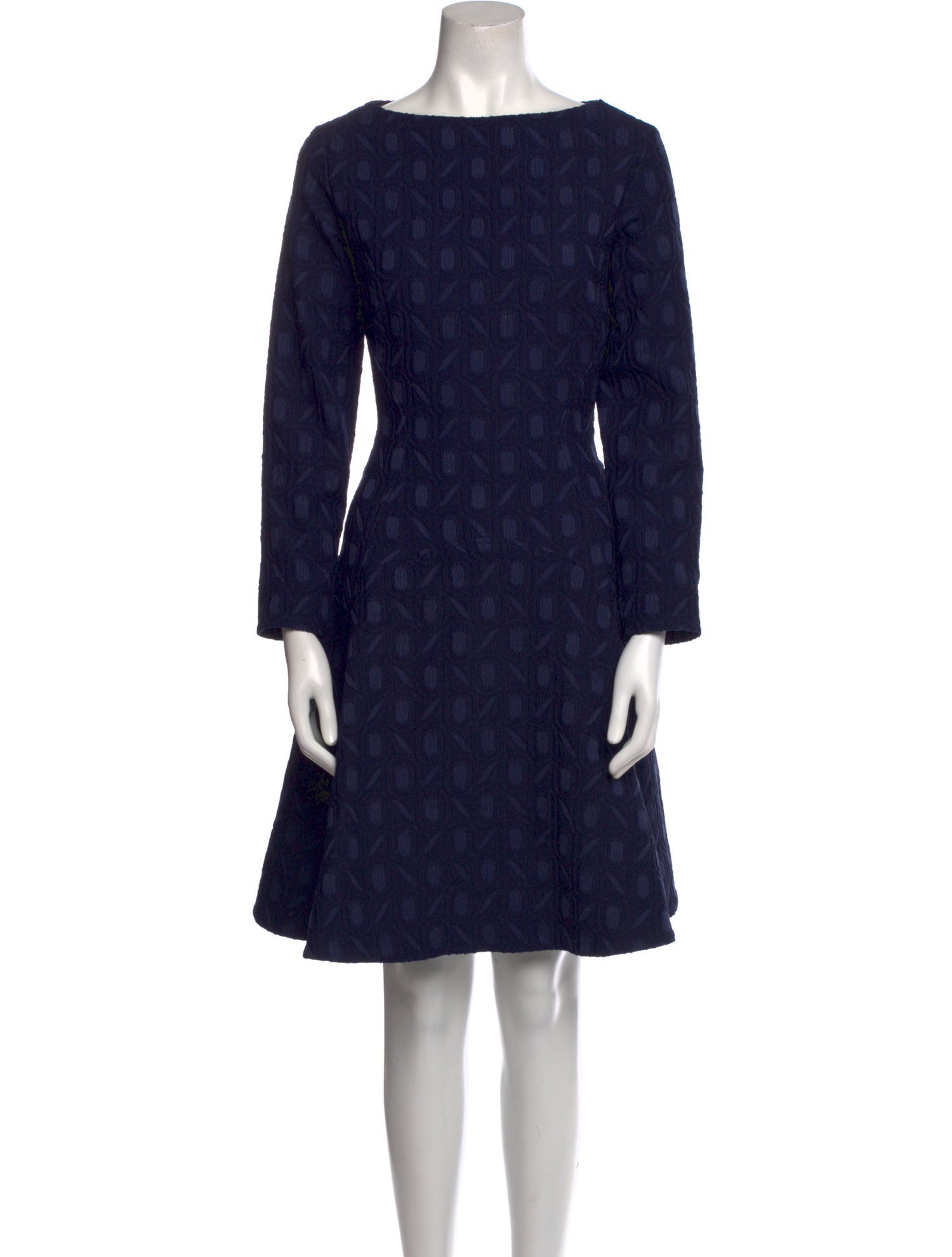 Lela Rose Printed Knee-Length Dress
