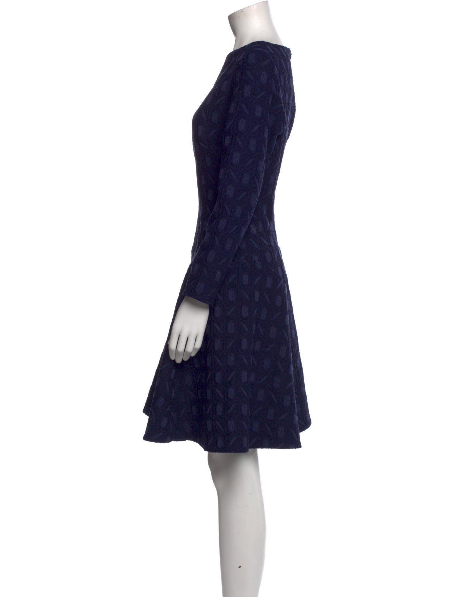 Lela Rose Printed Knee-Length Dress