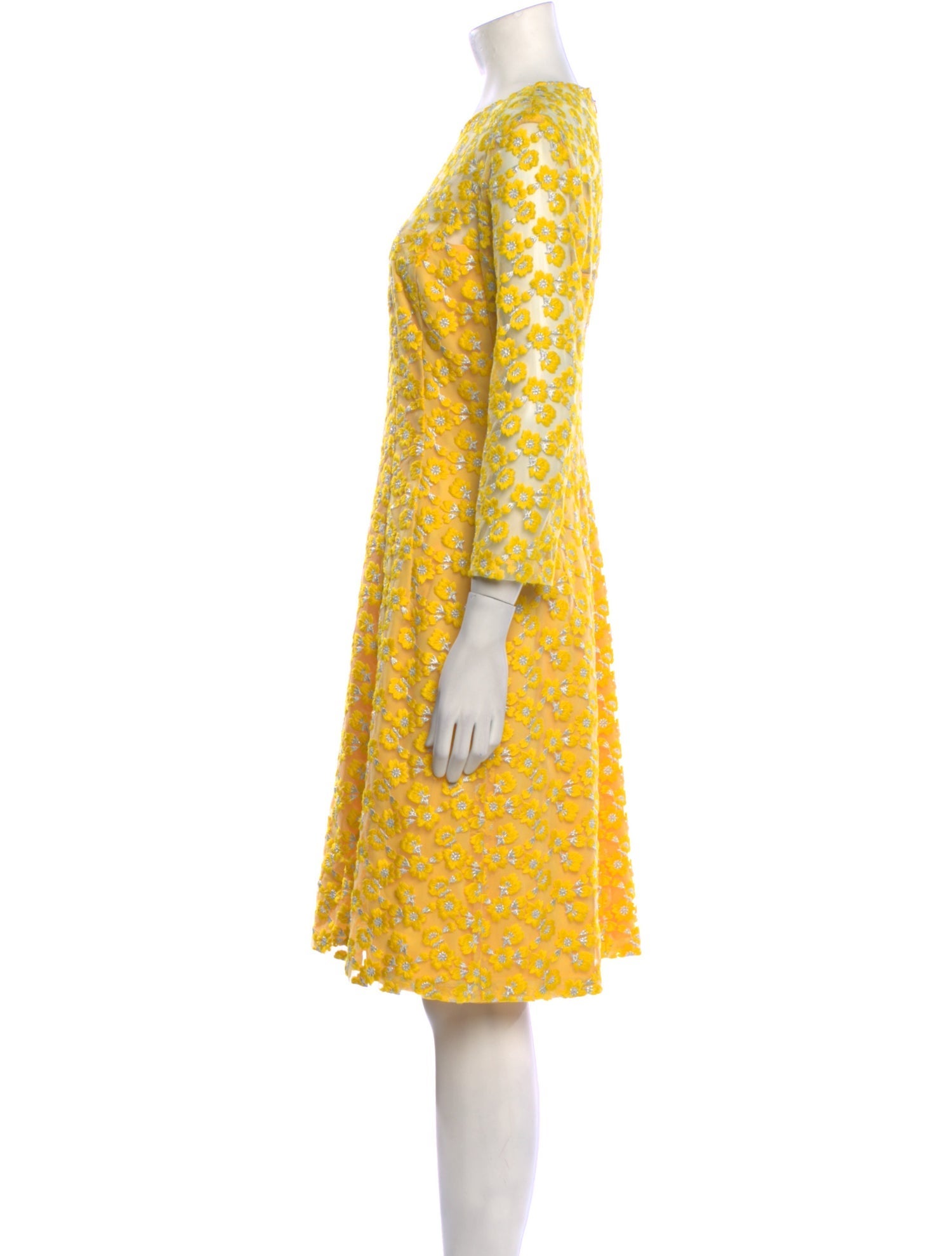 Lela Rose Nylon Knee-Length Dress