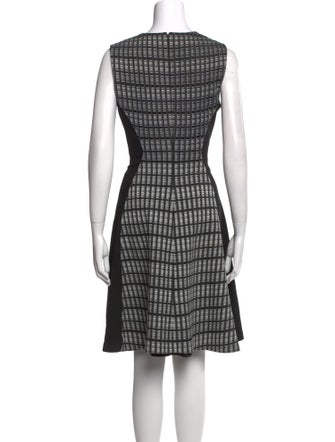 Lela Rose Virgin Wool Knee-Length Dress