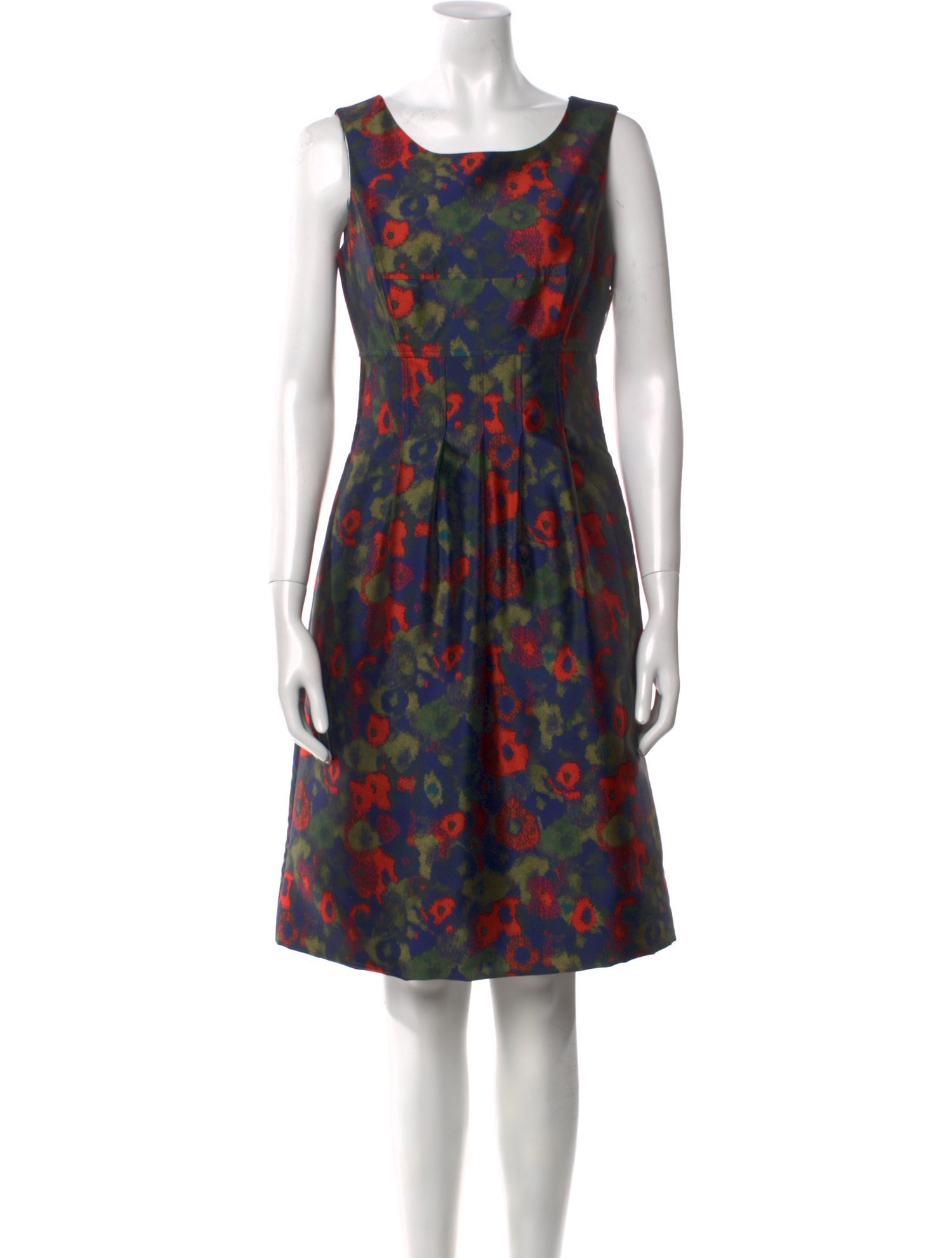 Lela Rose Printed Knee-Length Dress w/ Tags