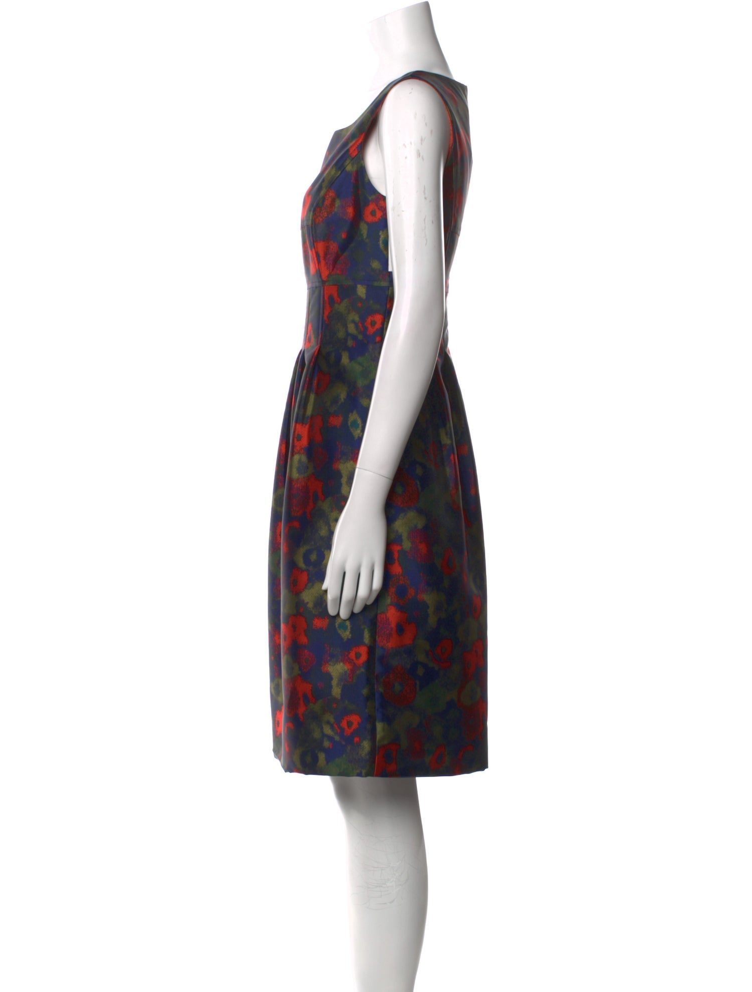 Lela Rose Printed Knee-Length Dress w/ Tags
