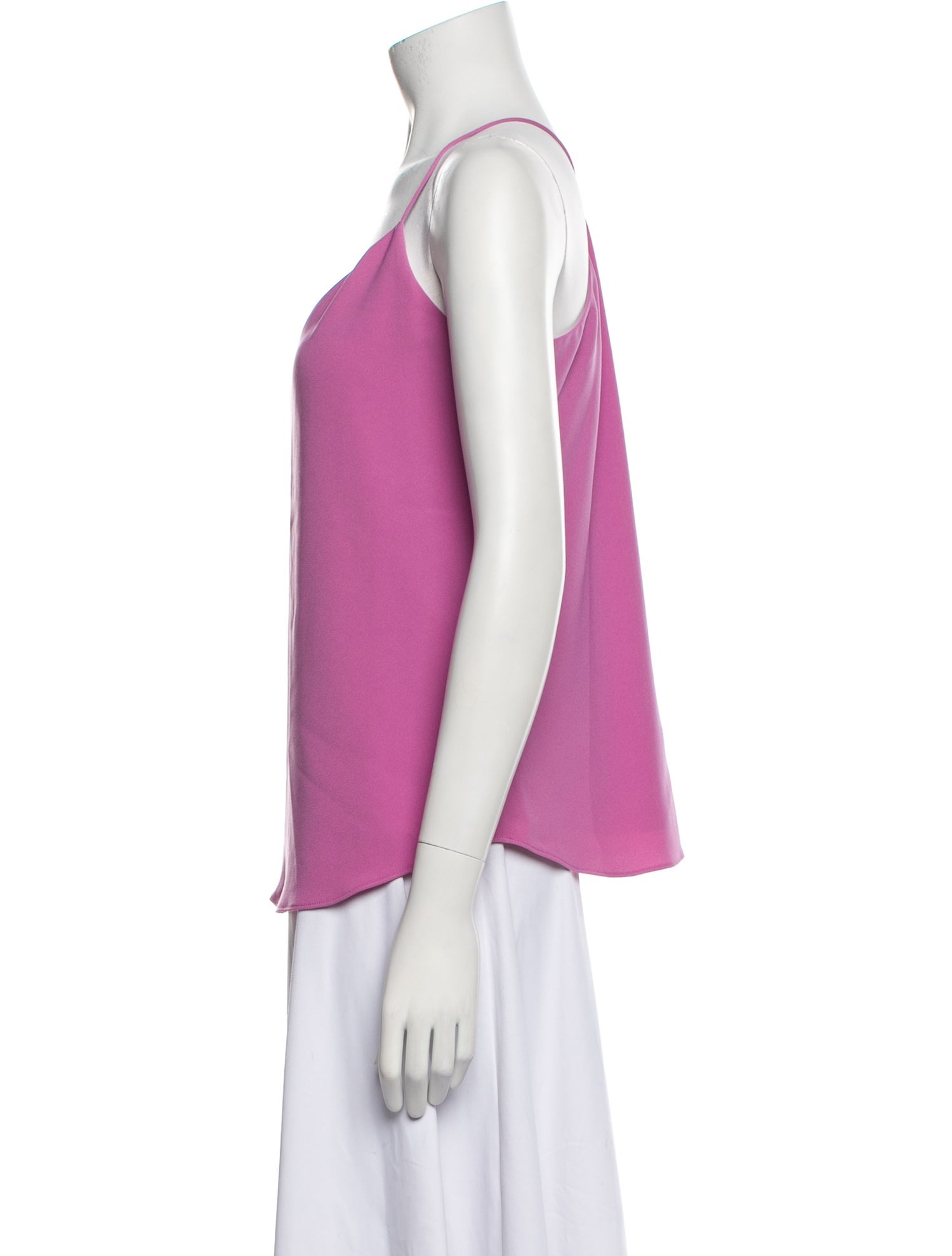 Lela Rose V-Neck Sleeveless Top