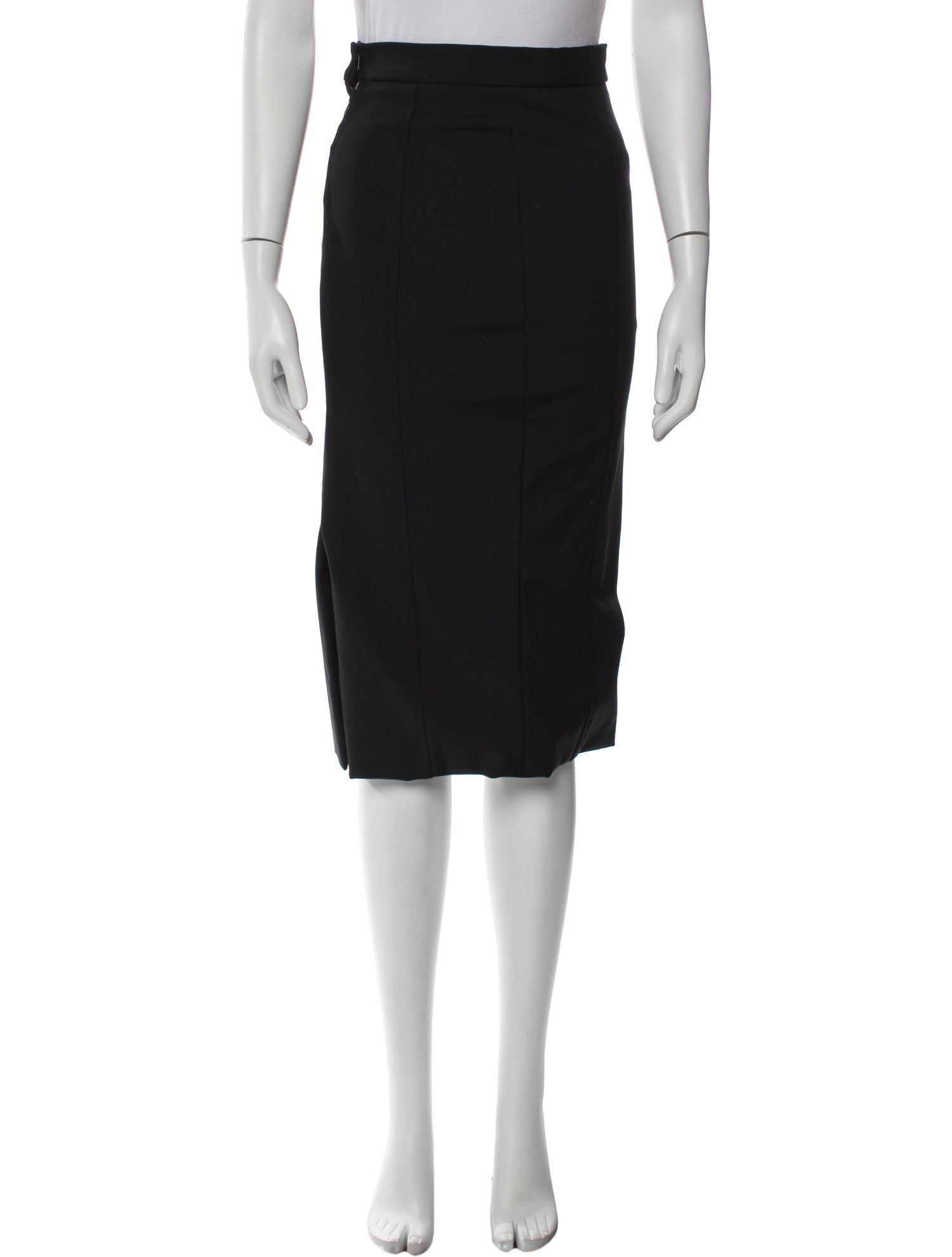 Lela Rose Ruffle Embellishment Knee-Length Skirt