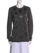 Lela Rose Wool Patterned Sweater