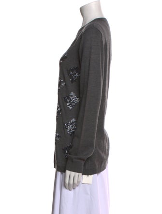 Lela Rose Wool Patterned Sweater