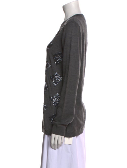 Lela Rose Wool Patterned Sweater