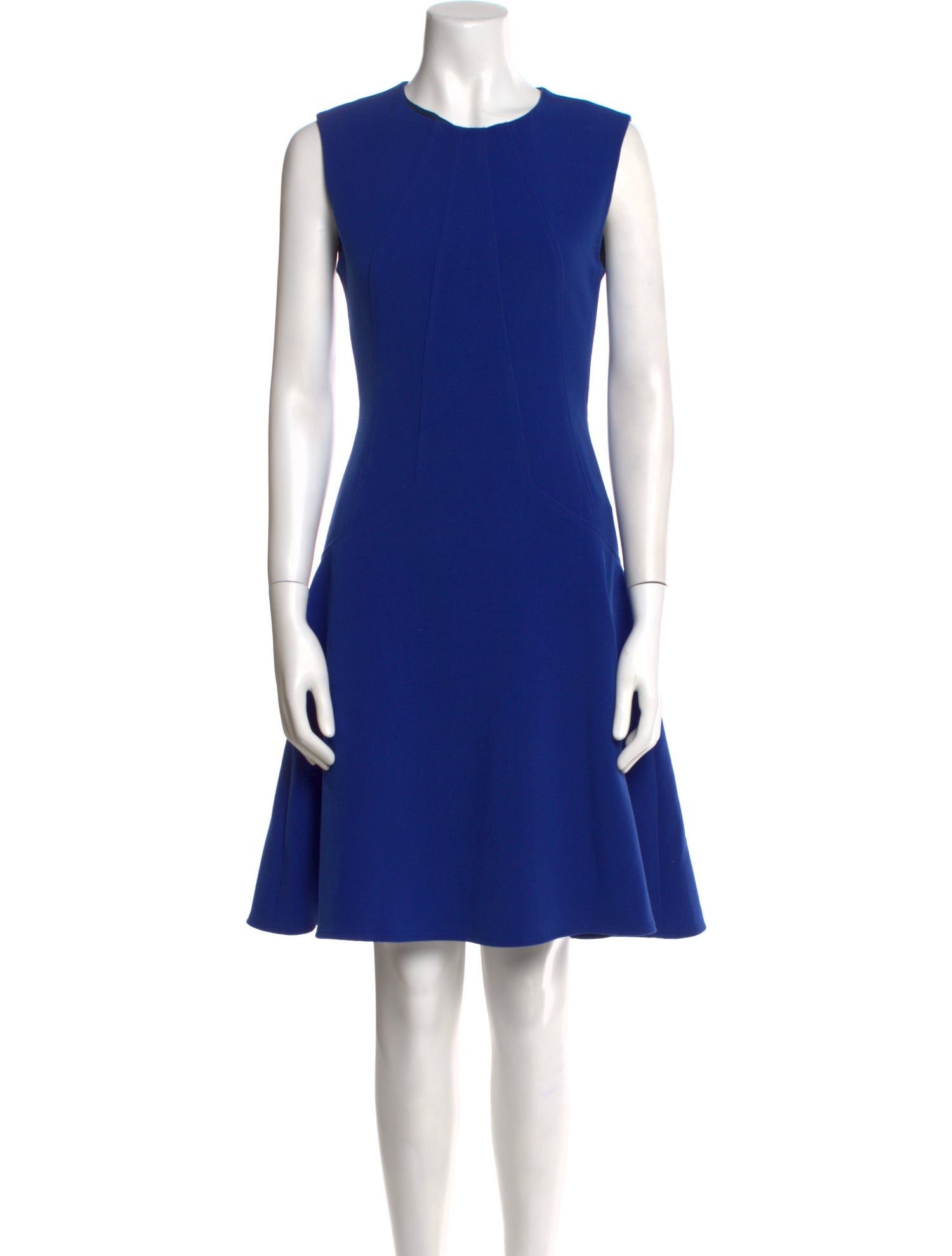 Lela Rose Crew Neck Knee-Length Dress
