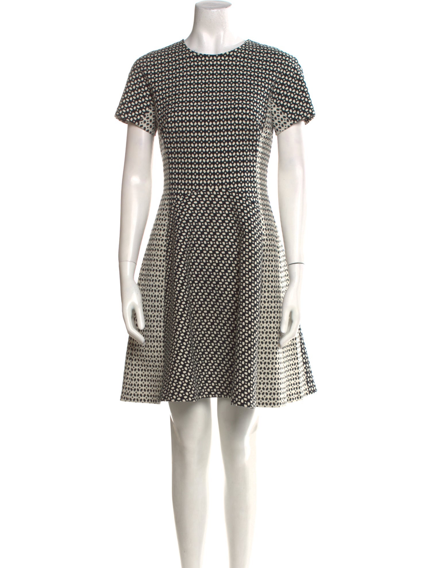 Lela Rose Printed Mini Dress