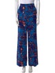Lela Rose Printed Wide Leg Pants