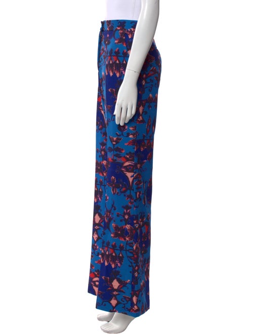 Lela Rose Printed Wide Leg Pants