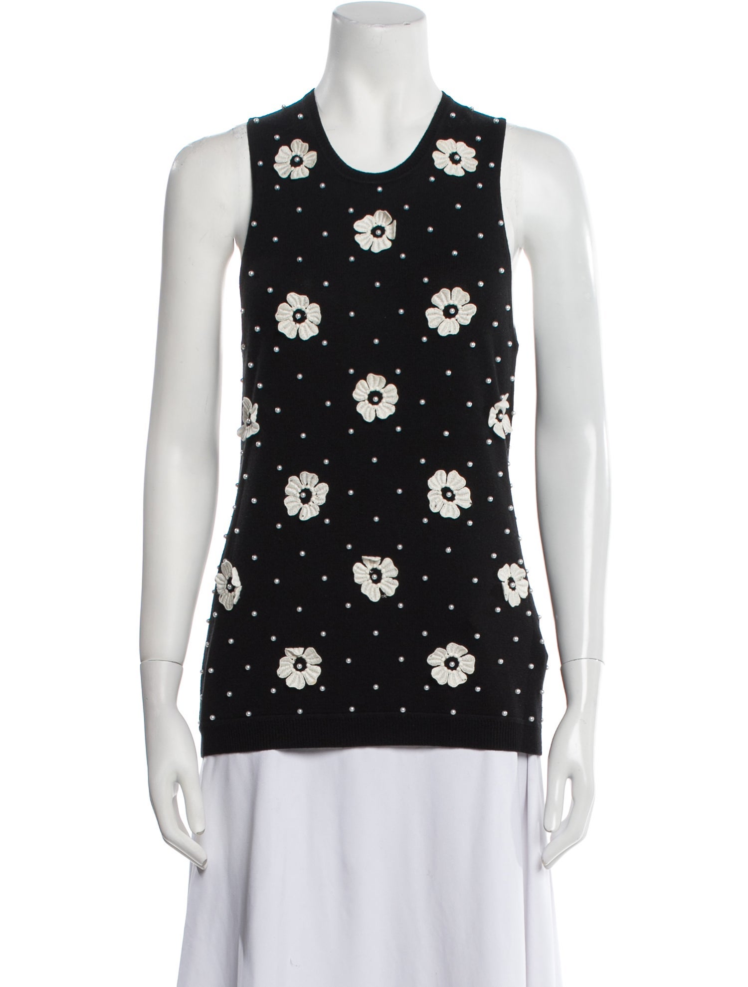 Lela Rose Silk Printed Top