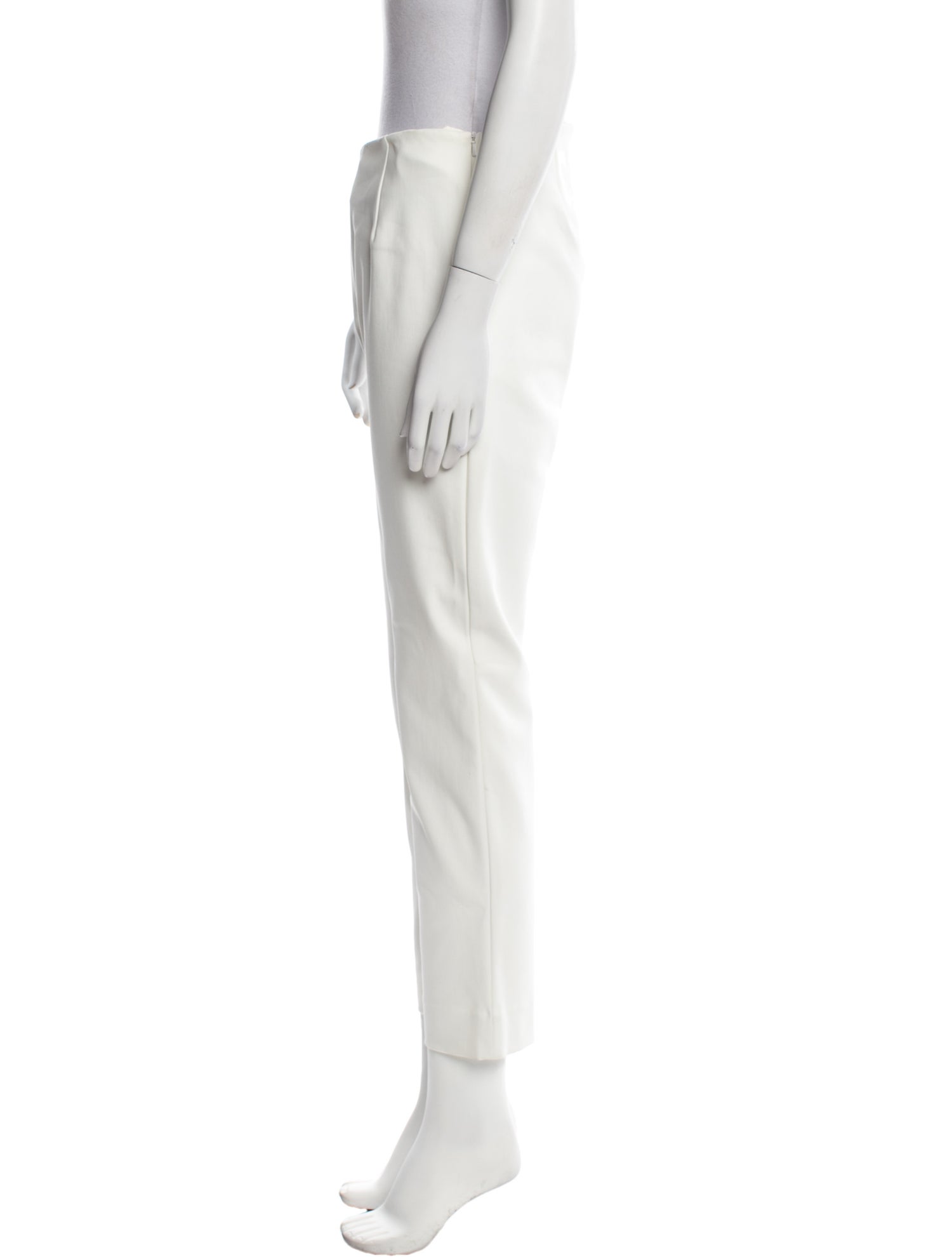 Lela Rose Wool Straight Leg Pants