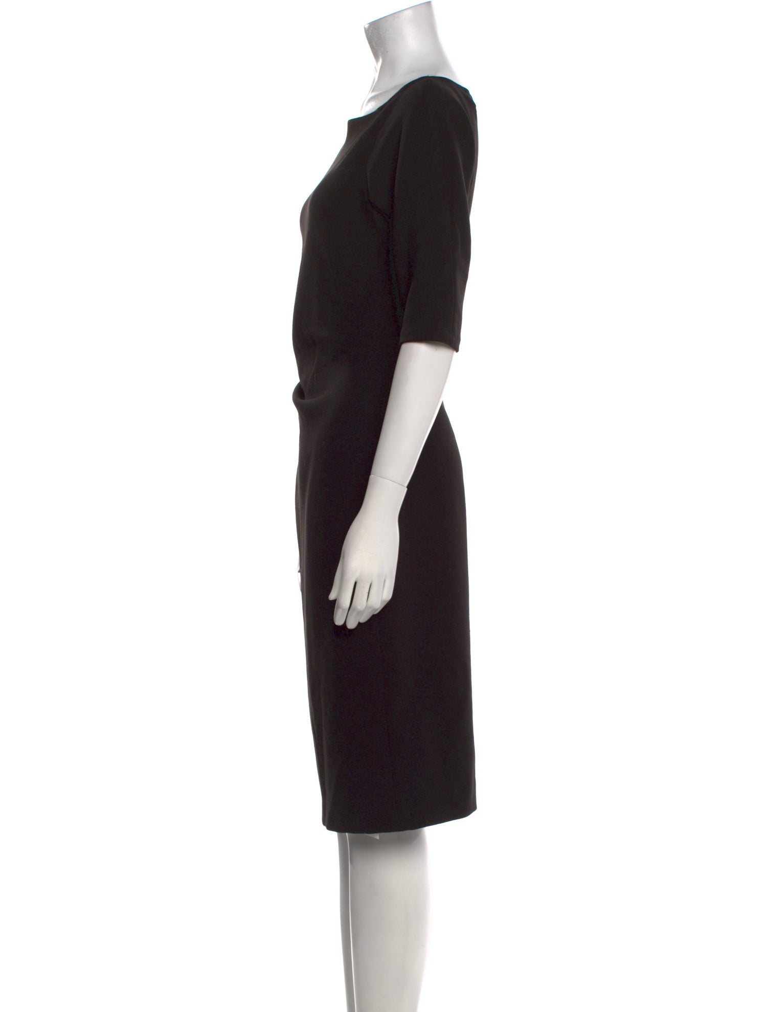 Lela Rose Wool Knee-Length Dress