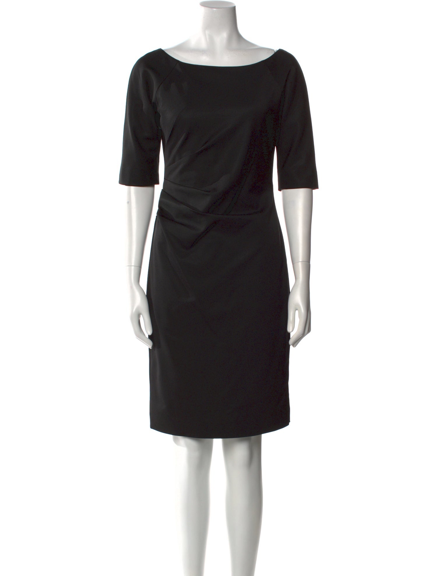 Lela Rose Bateau Neckline Knee-Length Dress