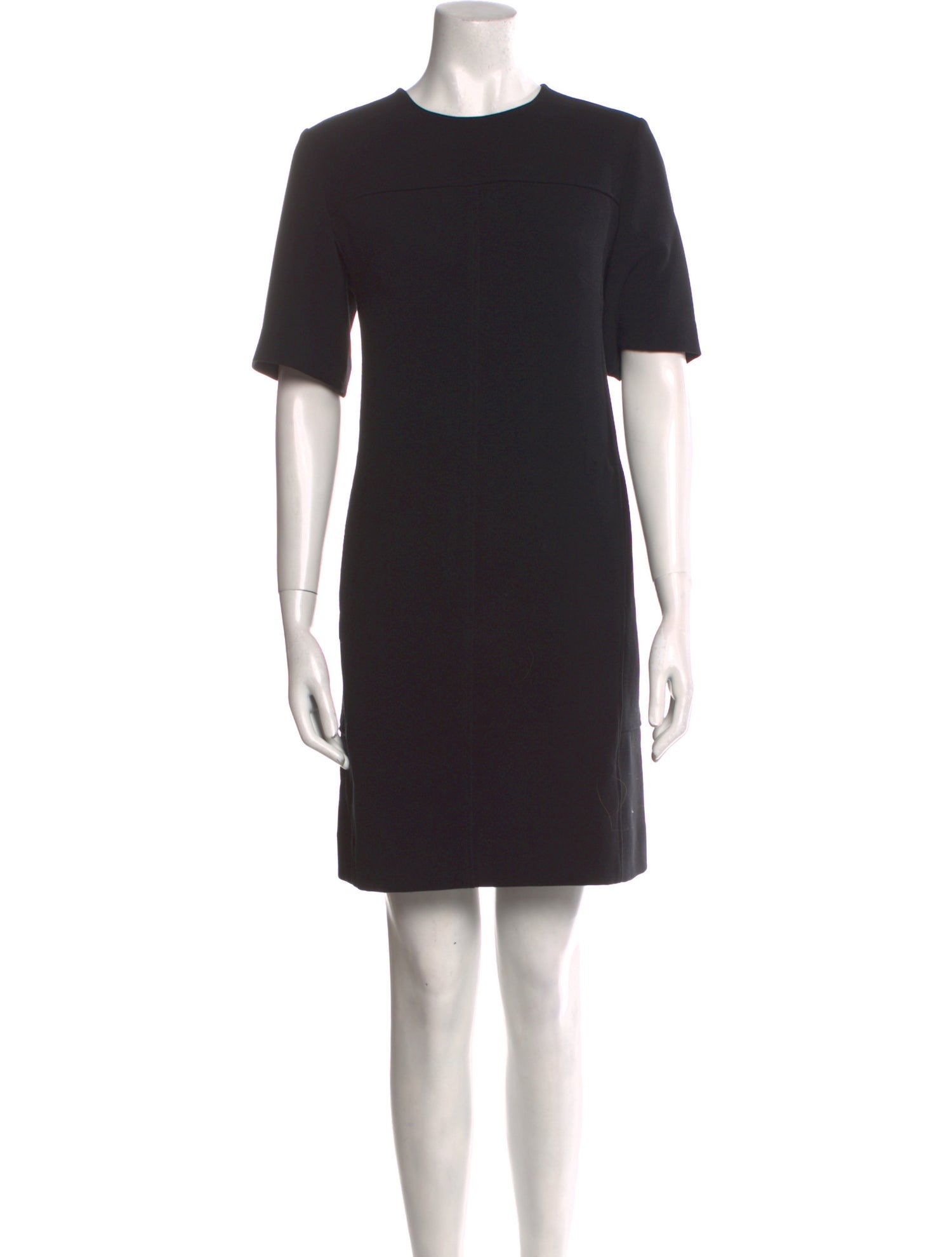 Lela Rose Crew Neck Mini Dress