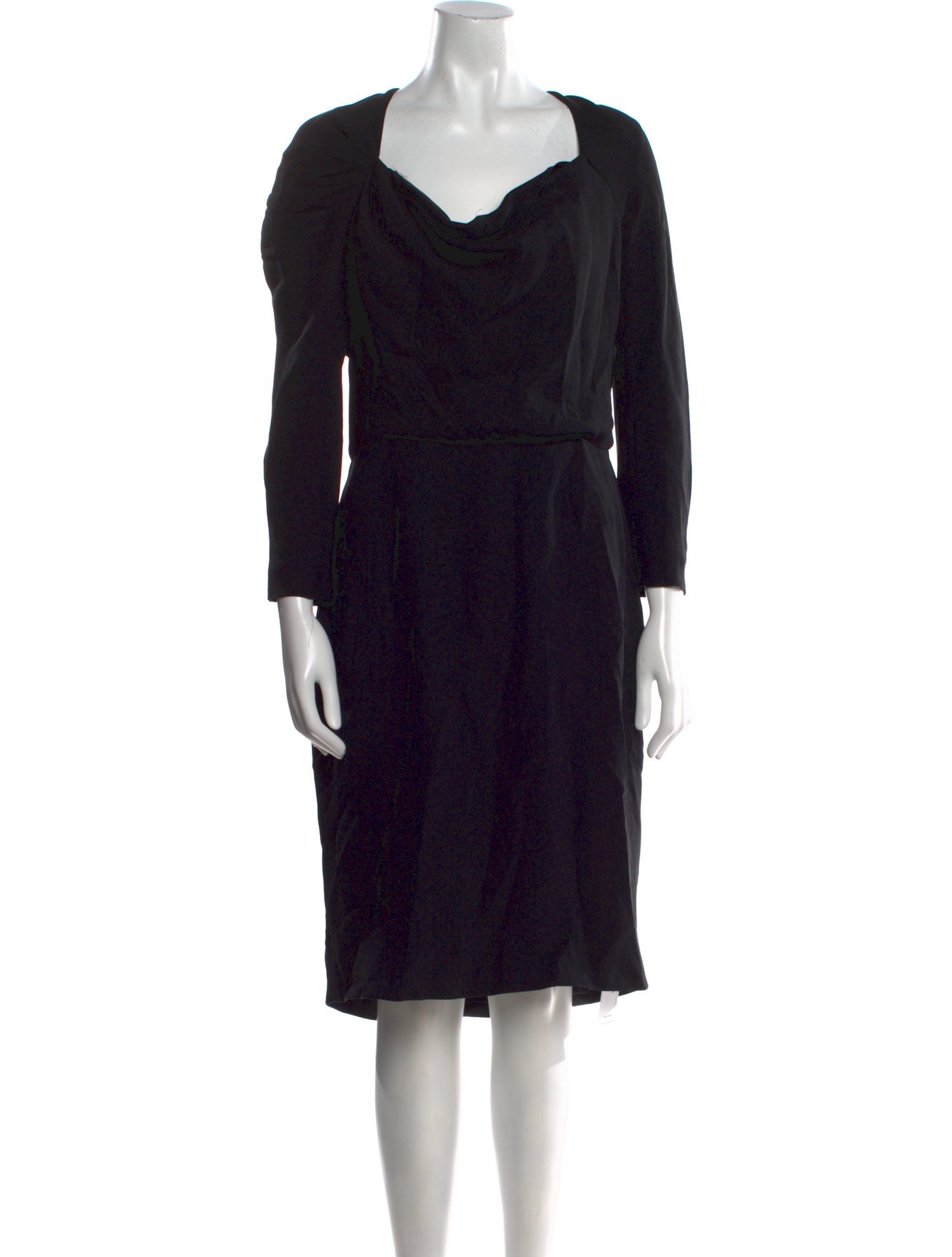 Lela Rose Silk Midi Length Dress