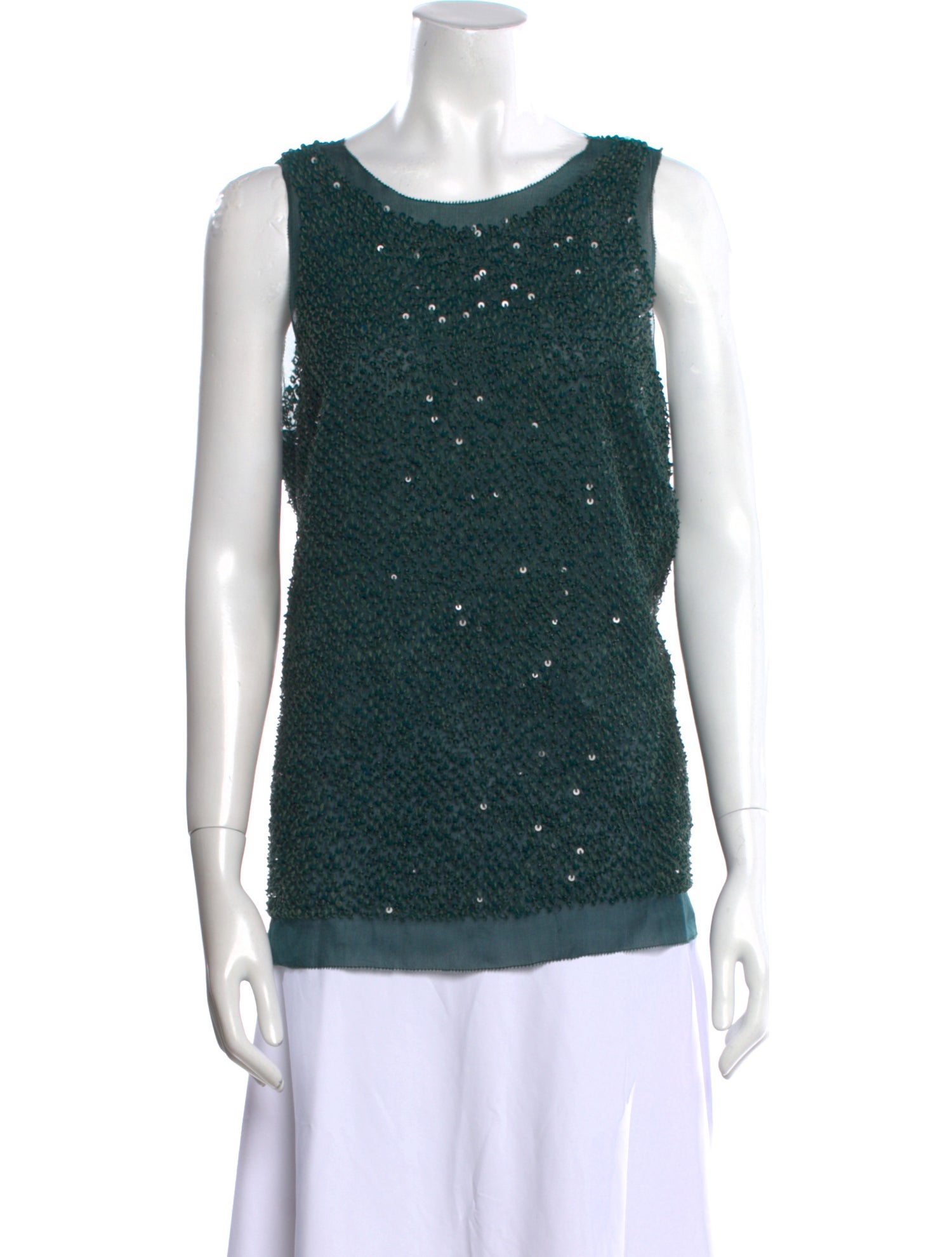 Lela Rose Scoop Neck Sleeveless Top w/ Tags