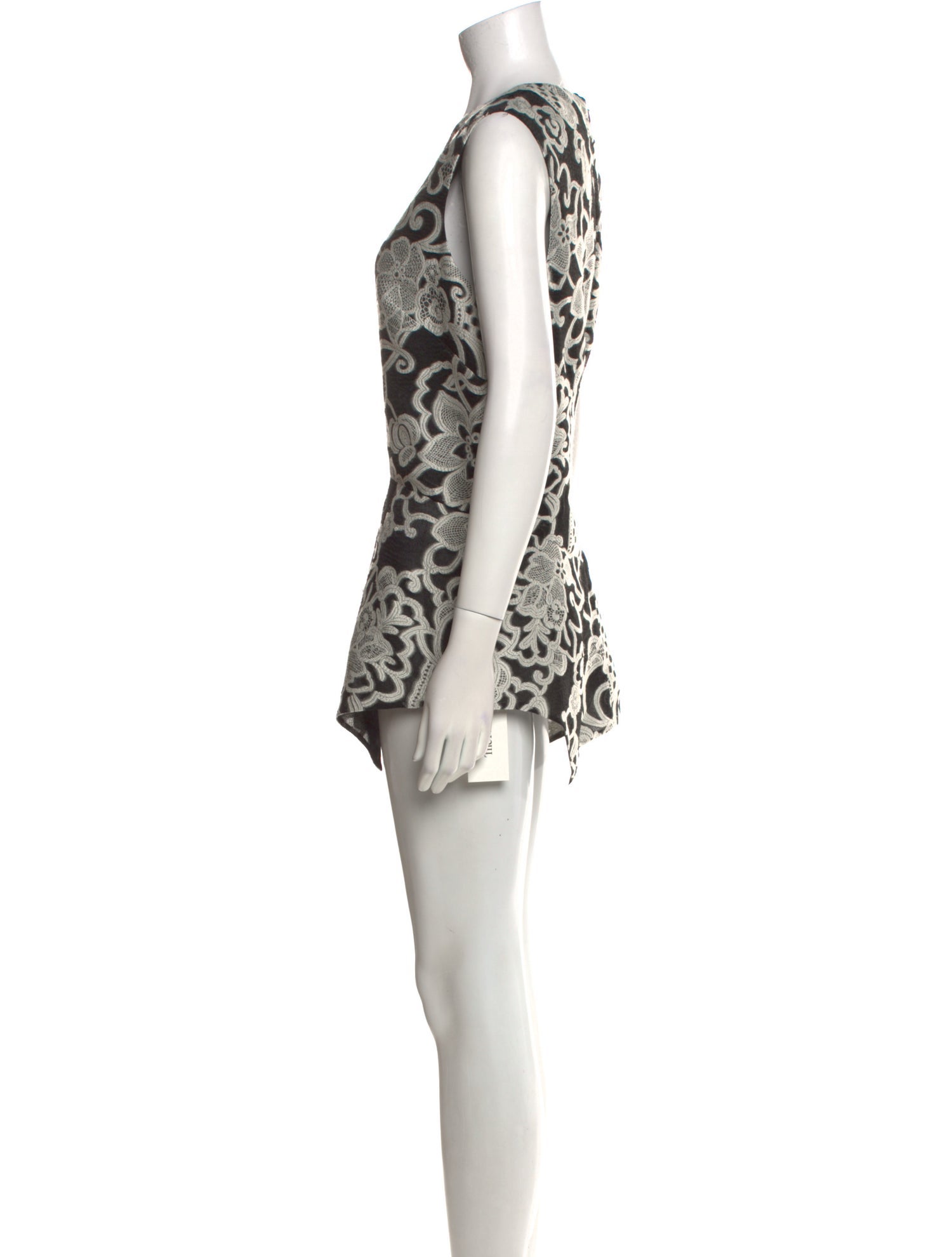 Lela Rose Printed Mini Dress