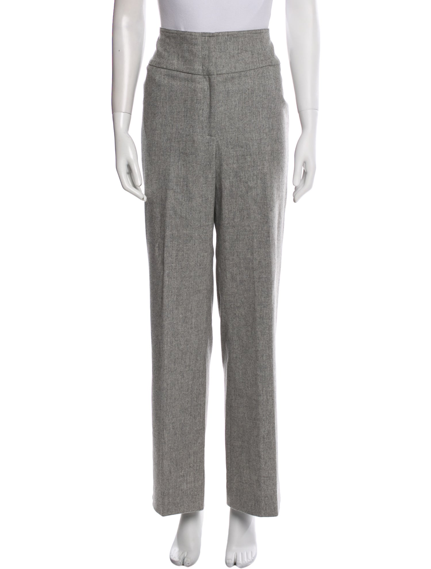 Lela Rose Wool Wide Leg Pants