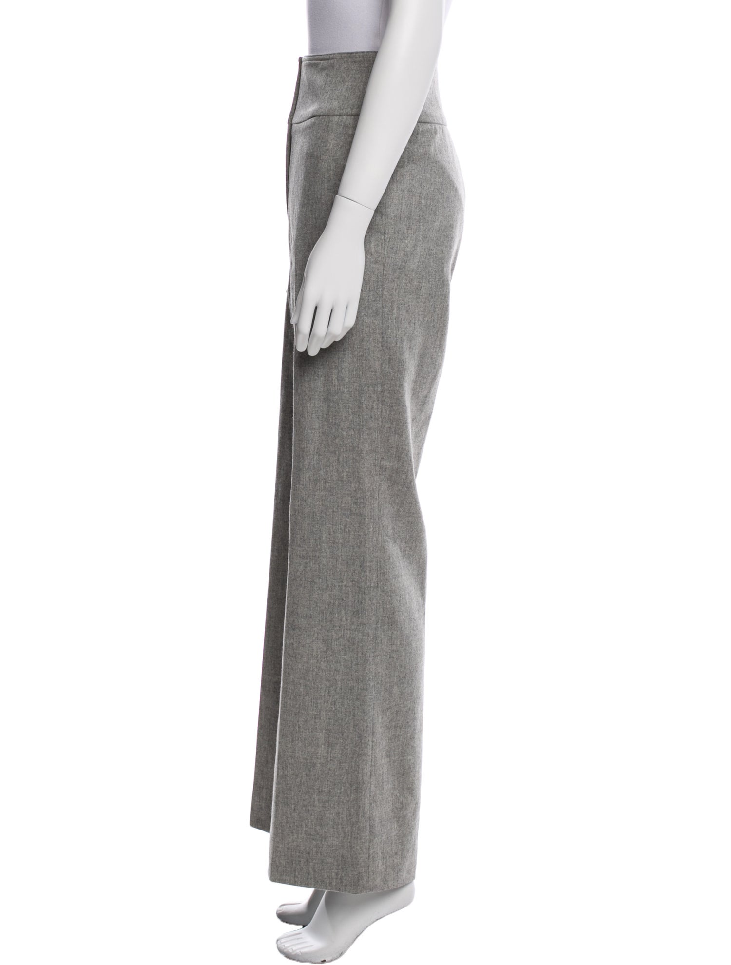 Lela Rose Wool Wide Leg Pants