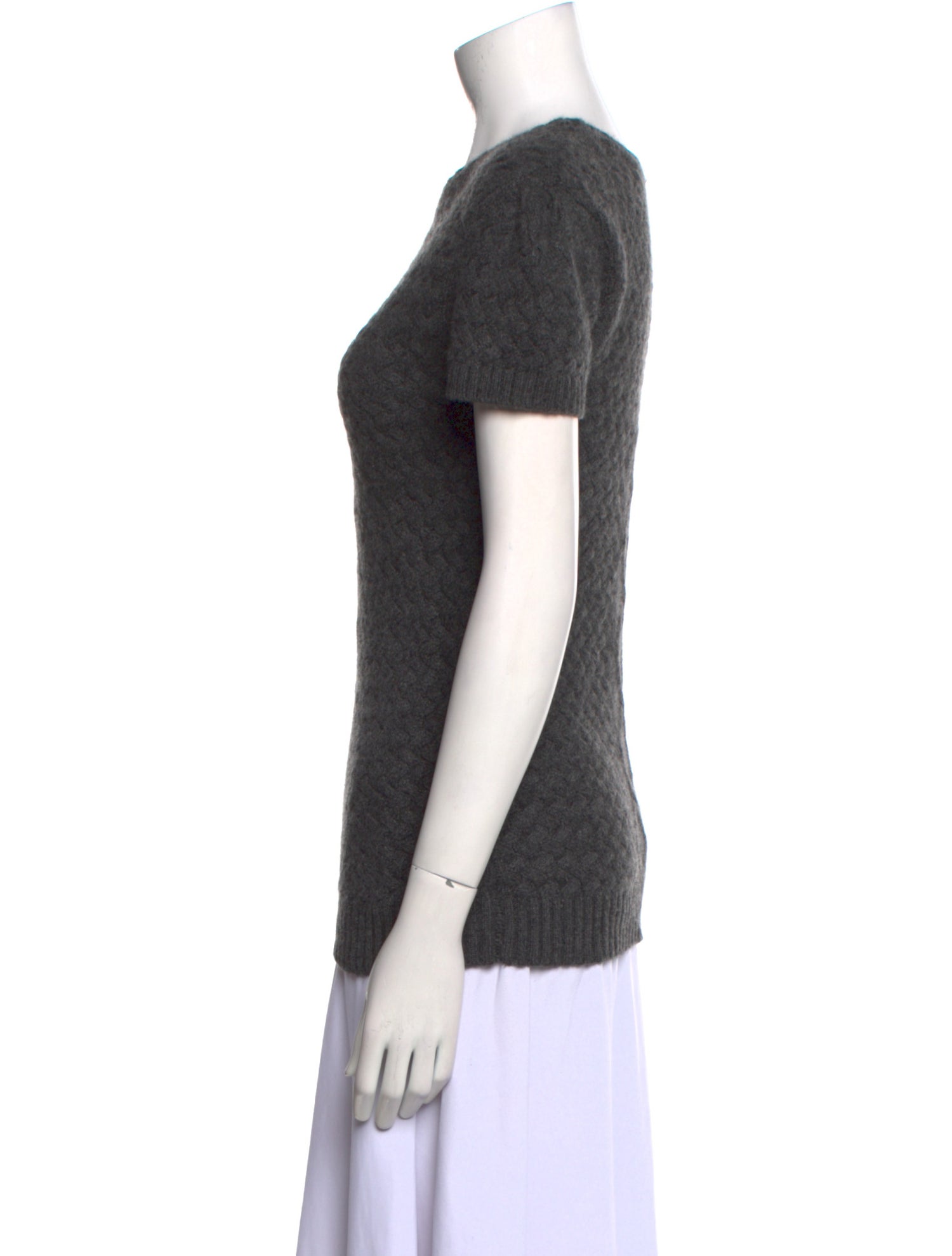 Lela Rose Cashmere Scoop Neck Sweater