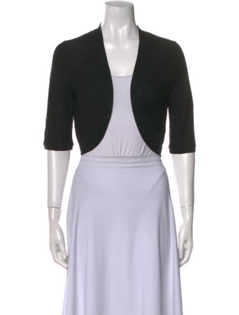 Lela Rose Open Front Sweater