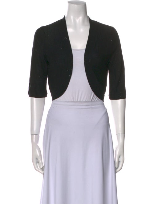 Lela Rose Open Front Sweater