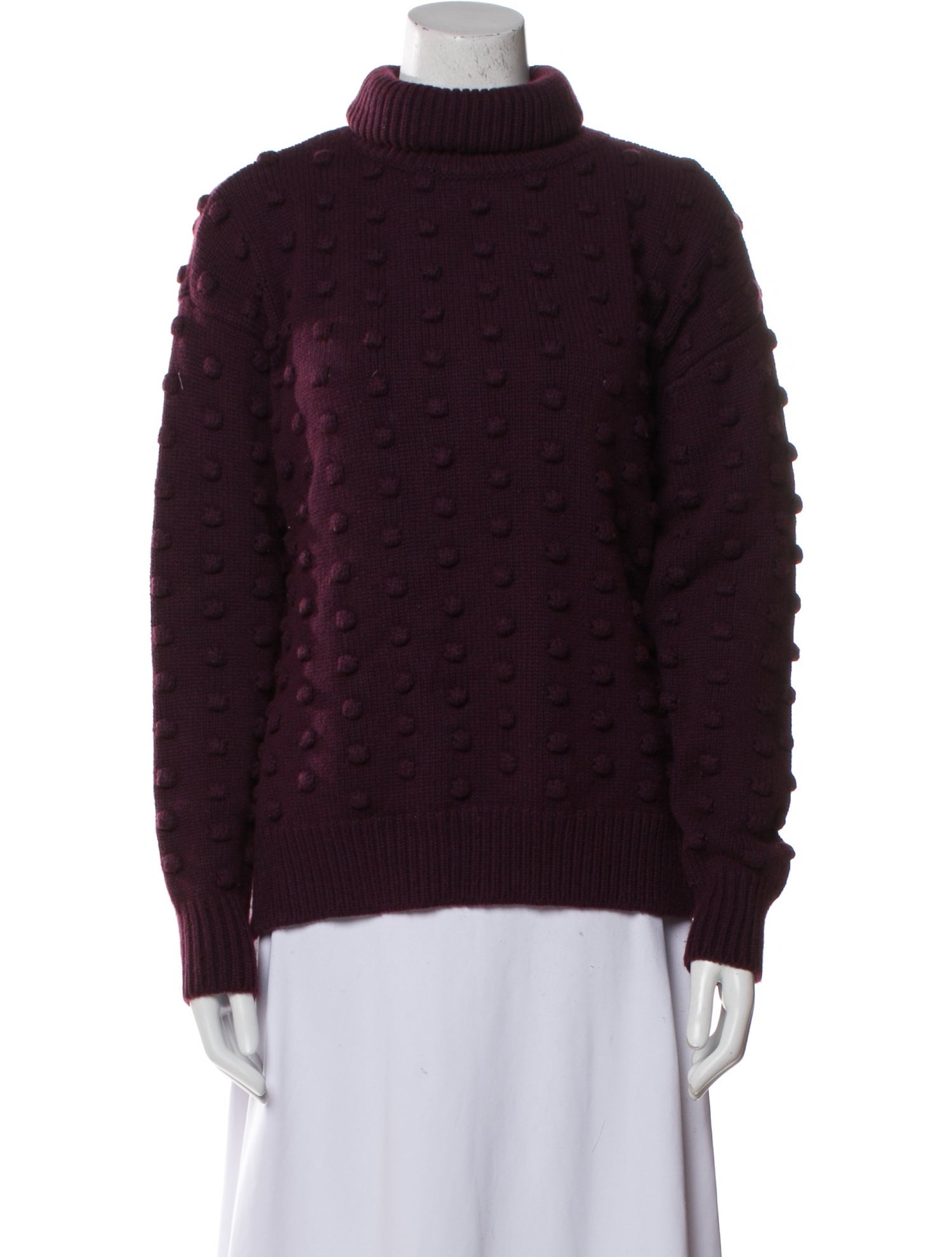 Lela Rose Wool Turtleneck Sweater
