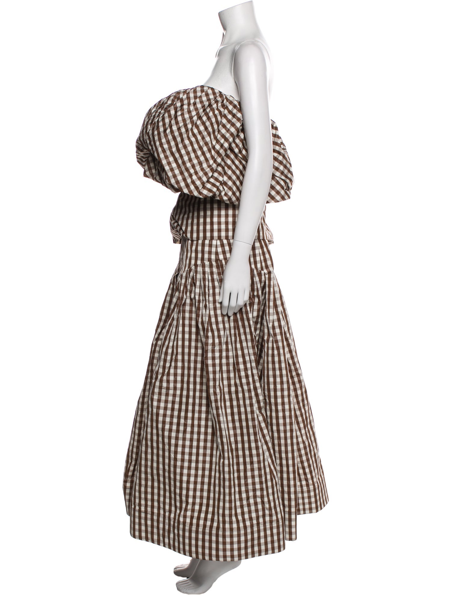 Lela Rose Plaid Print Skirt Set w/ Tags