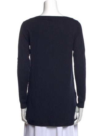 Lela Rose Wool Bateau Neckline Sweater
