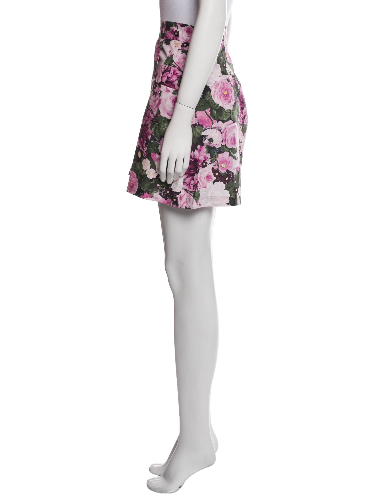 Lela Rose Printed Mini Shorts