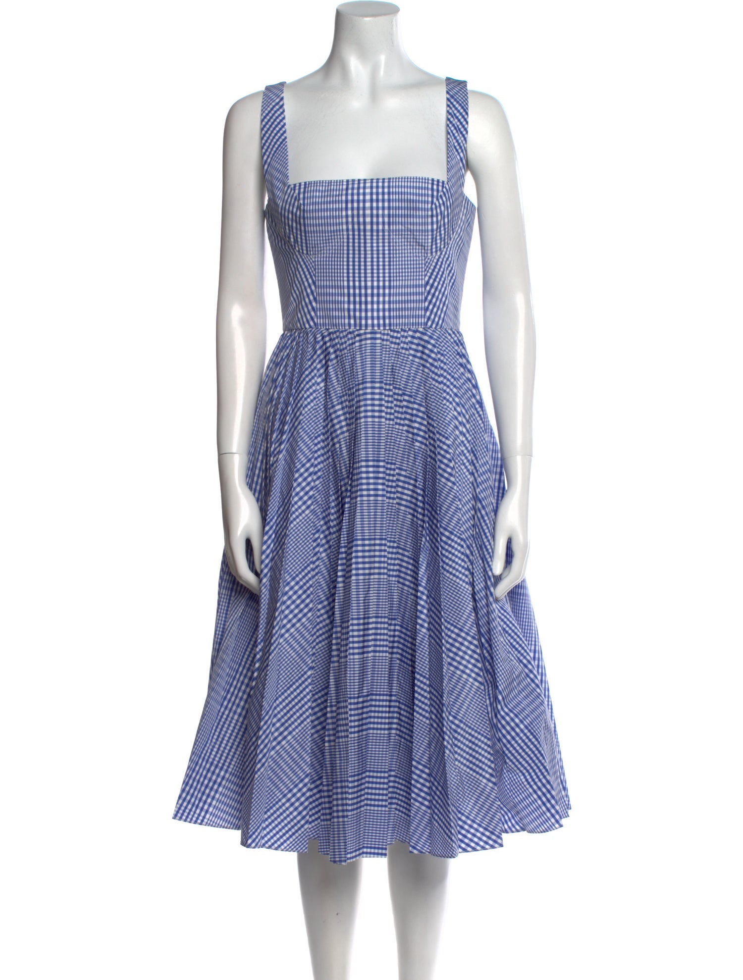 Lela Rose Plaid Print Midi Length Dress w/ Tags