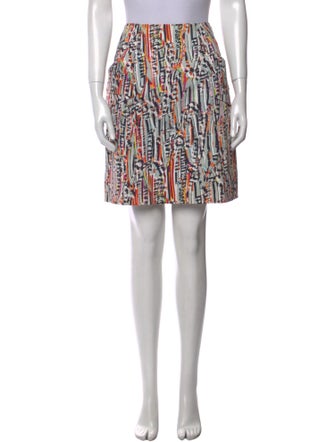 Lela Rose Printed Mini Skirt