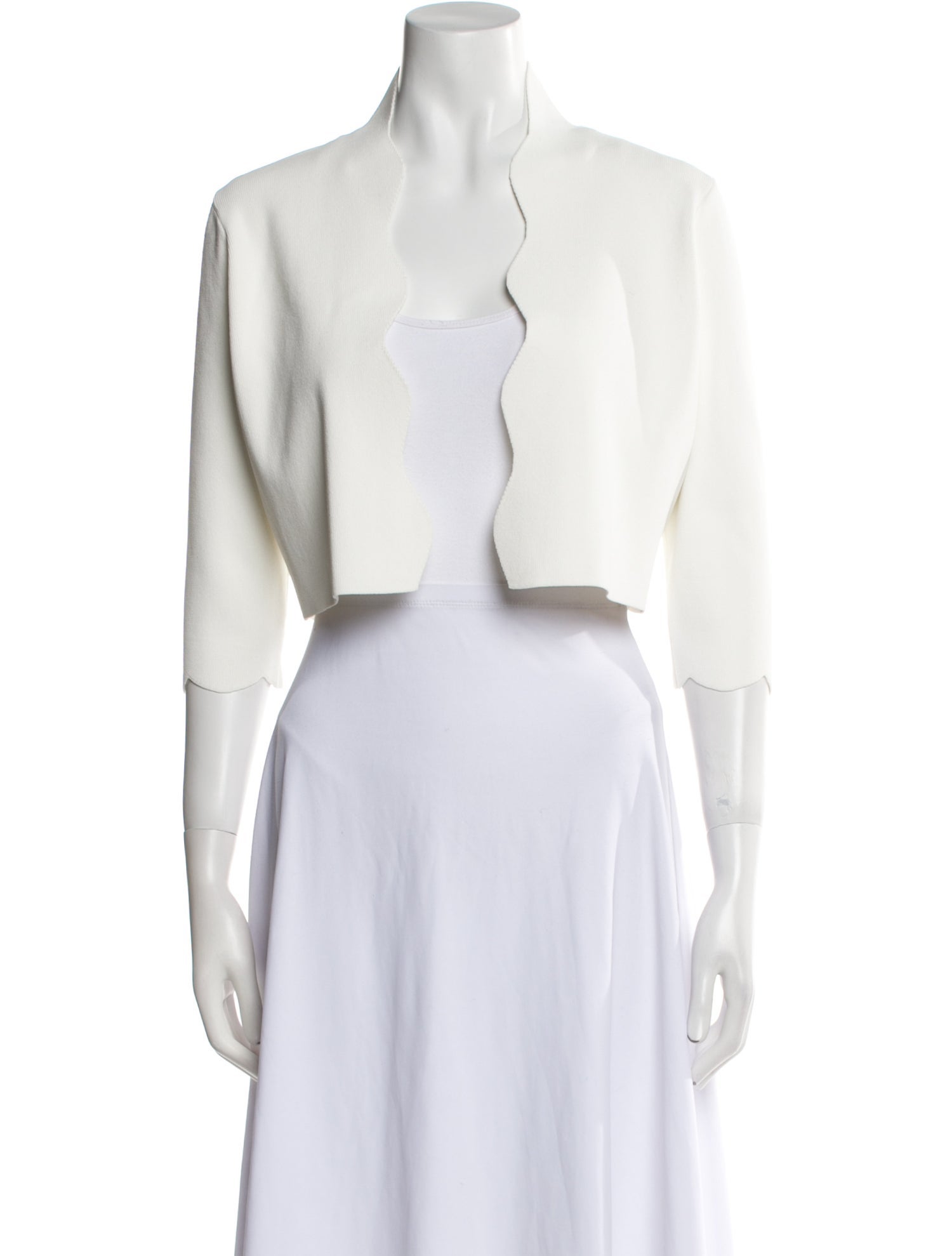 Lela Rose Open Front Sweater