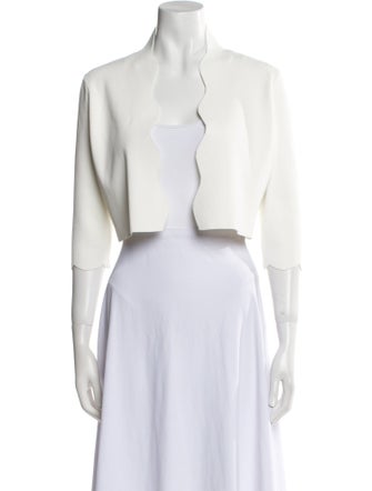 Lela Rose Open Front Sweater