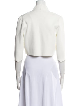 Lela Rose Open Front Sweater
