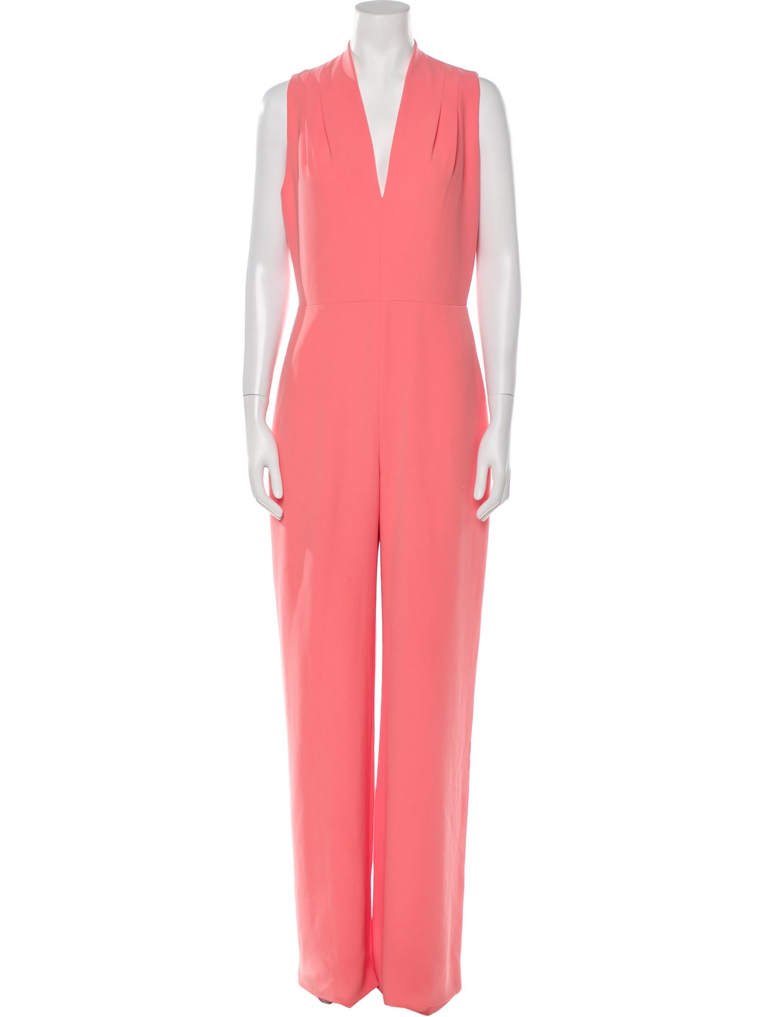 Lela Rose V-Neck Jumpsuit