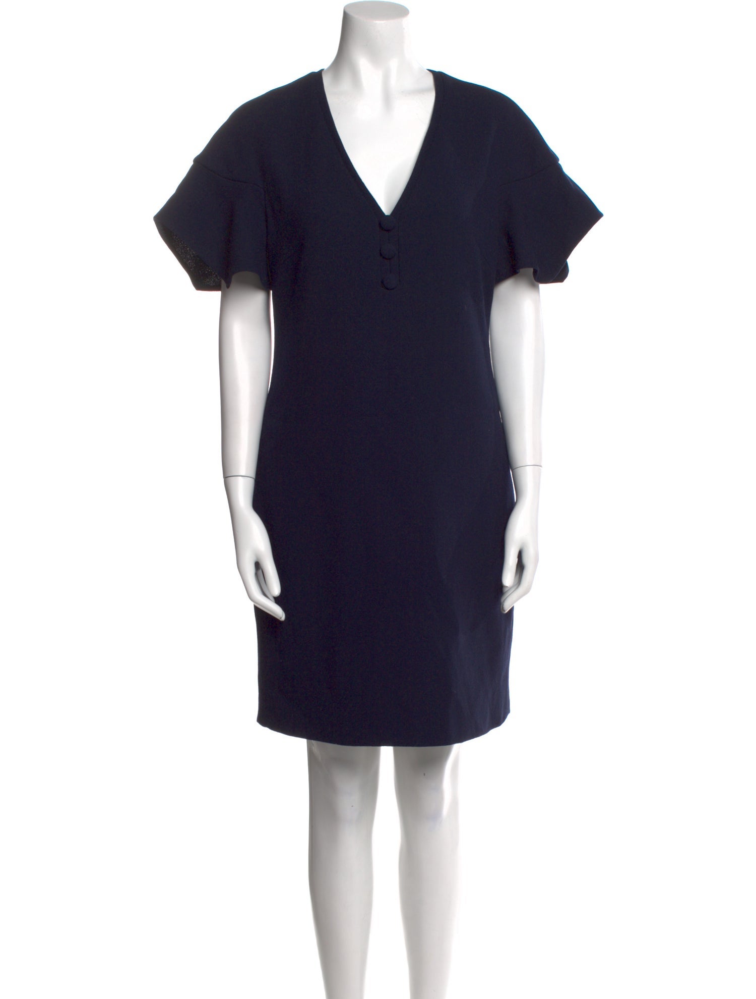 Lela Rose Wool Mini Dress