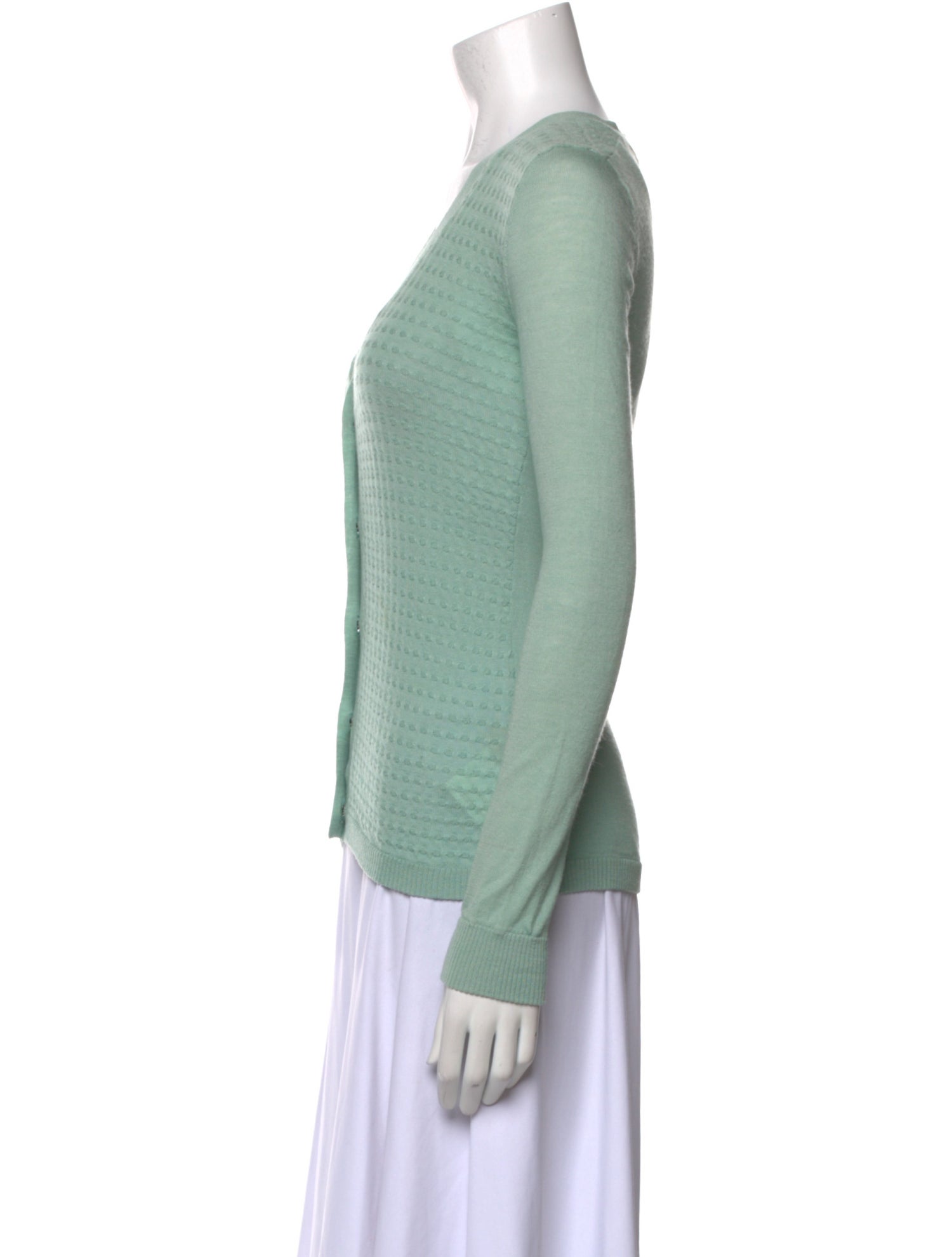 Lela Rose Cashmere V-Neck Sweater